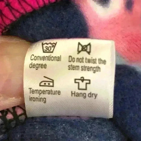 🌈 6/$60, NWOT, Dog Fleece, Sweater, Owl Theme, Blue/Pink, XSmall - Picture 4 of 8